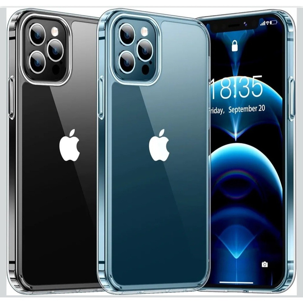 SPIDERCASE Deigned for iPhone 12 Pro Max, Clear[Non Yellowing] [Military Grade]